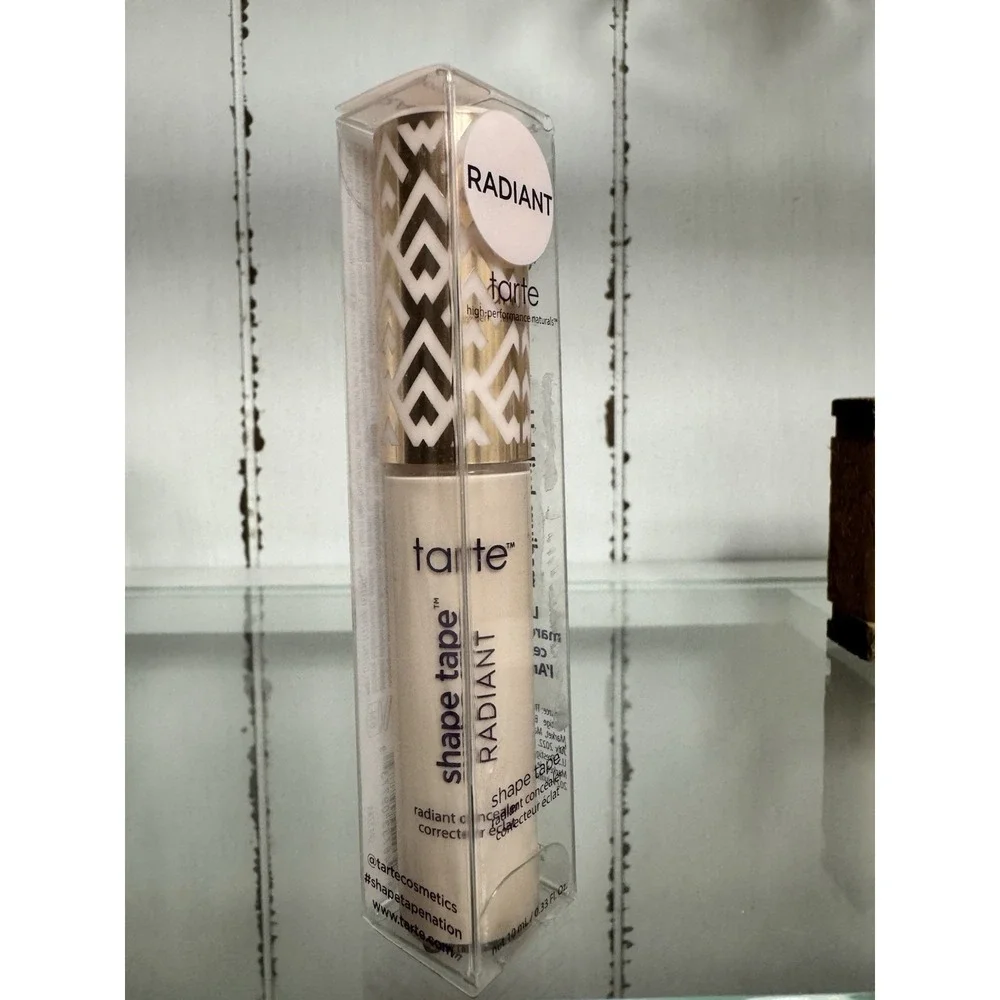 Tarte Shape Tape Radiant Concealer 8B Porcelain Beige Full Size 10ml New